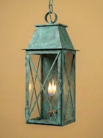 The Bogota Copper Lantern Pendant Light Custom Design