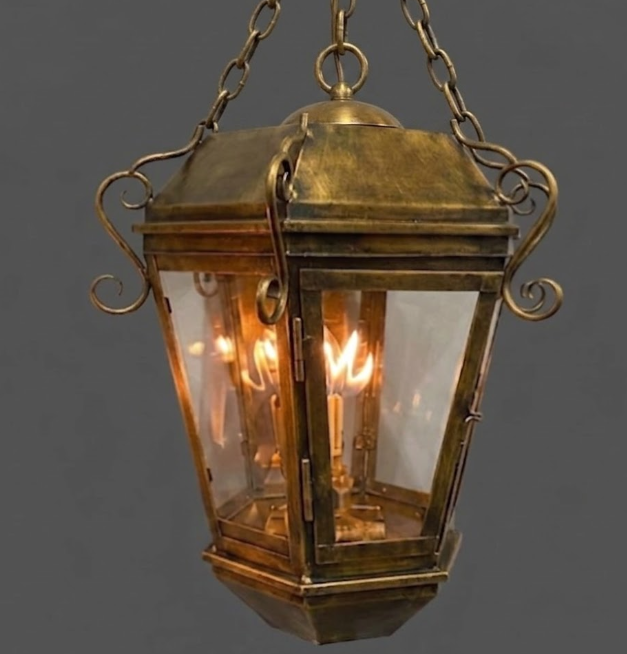 The Camelot Copper Lantern Pendant Light Custom Design