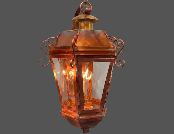The Camelot Copper Lantern Pendant Light Custom Design