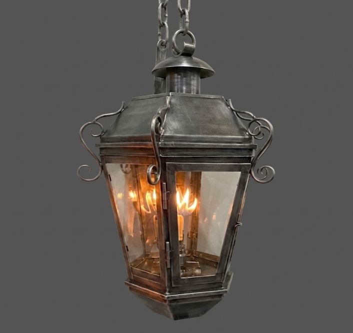 The Camelot Copper Lantern Pendant Light Custom Design