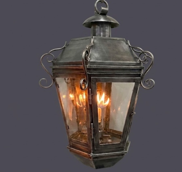 The Camelot Copper Lantern Pendant Light Custom Design