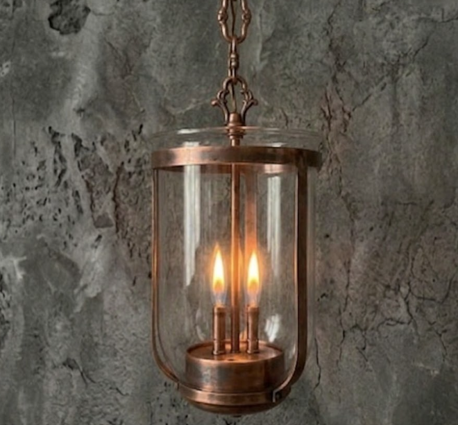 The French Country Copper Lantern Kitchen Island Pendant Light Custom Design