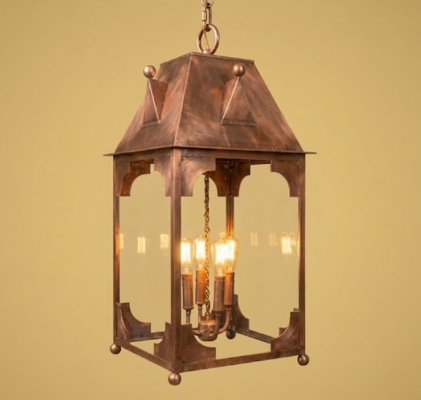 The Sanctuary Copper Lantern Pendant Light Custom Design