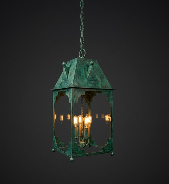 The Sanctuary Copper Lantern Pendant Light Custom Design
