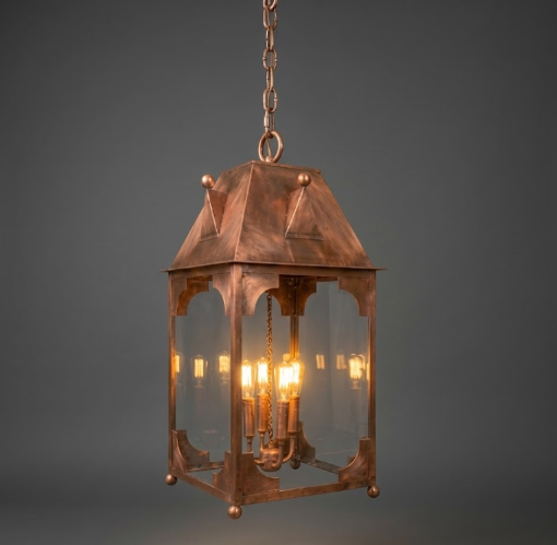 The Sanctuary Copper Lantern Pendant Light Custom Design