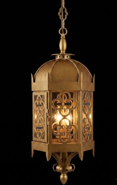 The Bordeaux Copper Lantern Pendant Light Custom Design