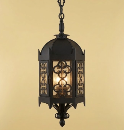 The Bordeaux Copper Lantern Pendant Light Custom Design