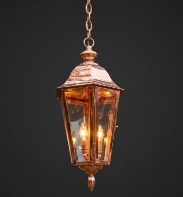 The Lexington Copper Lantern Pendant Light Custom Design