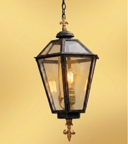 The New Orleans Steel Lantern Pendant Light Custom Design