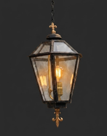The New Orleans Steel Lantern Pendant Light Custom Design