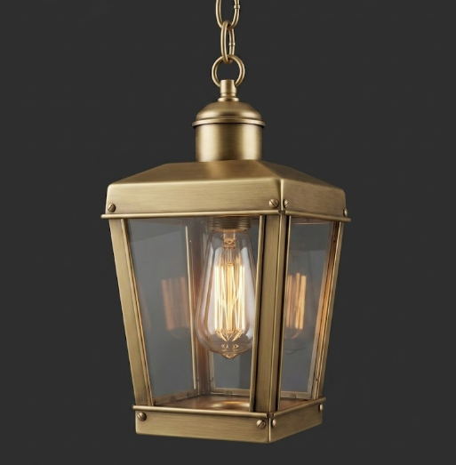The Lancaster Copper Lantern Pendant Light