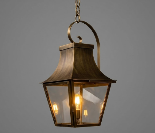 The Mandeville Copper Lantern Pendant Light Custom Design