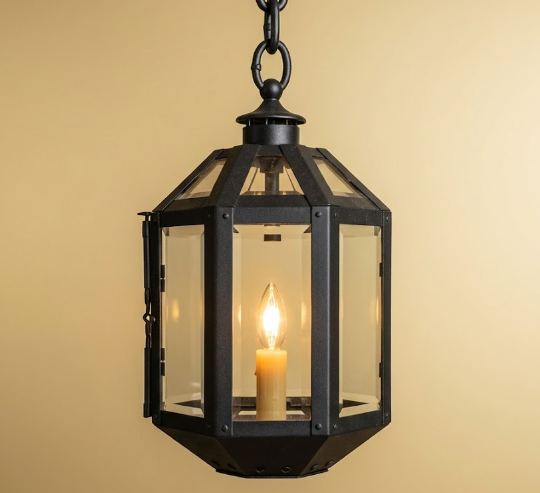 The Working Man's Copper Lantern Pendant Light Custom Design