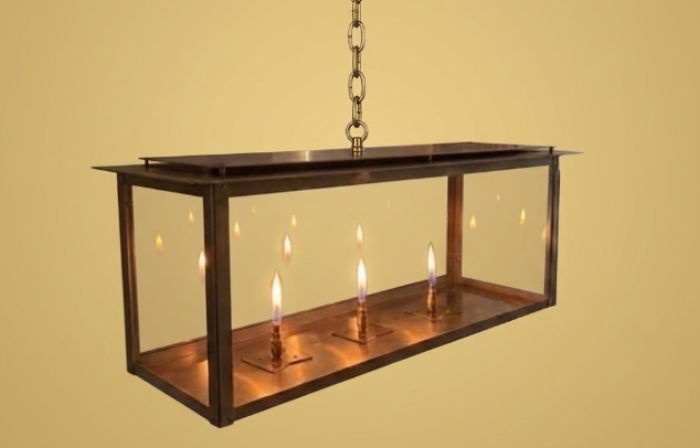 The Baranof Island Copper Chandelier Pendant Light Custom Design