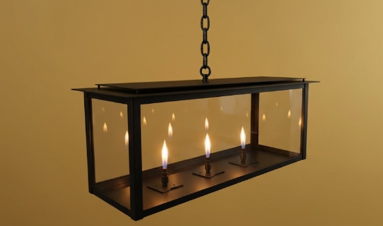 The Baranof Island Copper Chandelier Pendant Light Custom Design
