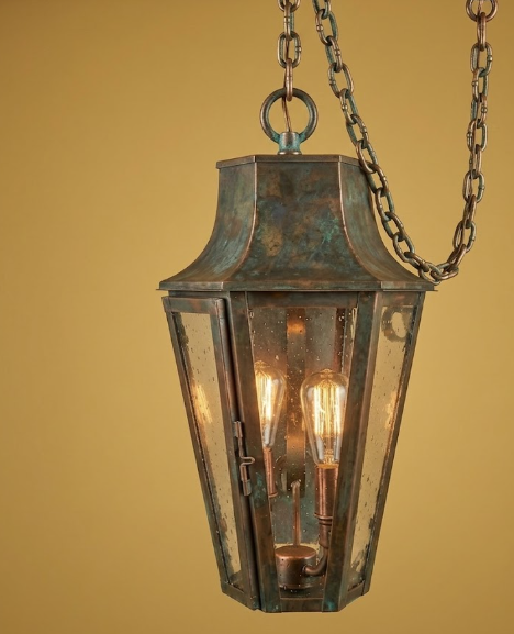 The Broughton Copper Lantern Kitchen Island Pendant Light Custom Design