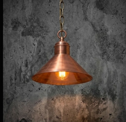 The Barn Shade Copper Lantern Pendant Light Custom Design