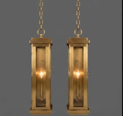 The Aurora Copper Lantern Kitchen Island Pendant Light Custom Design