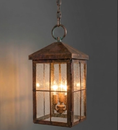 The El Dorado Steel Lantern Pendant LIght Custom Design