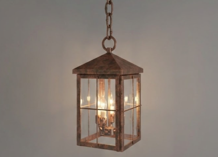 The El Dorado Steel Lantern Pendant LIght Custom Design