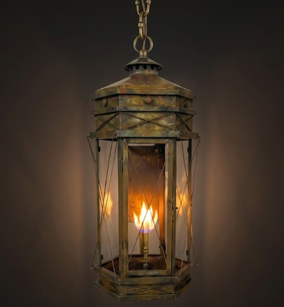 The Barcelona Copper Lantern Pendant Light