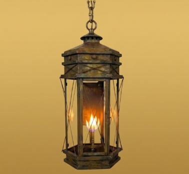 The Barcelona Copper Lantern Pendant Light
