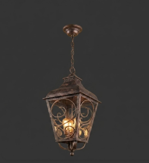 The Rochester Copper Lantern Pendant LIght Custom Design