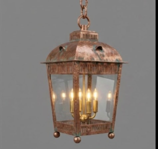 The Cornwall Copper Lantern Pendant Light Custom Design