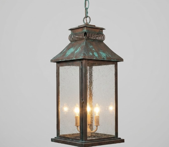 The Rizzini Copper Lantern Pendant Light Custom Design
