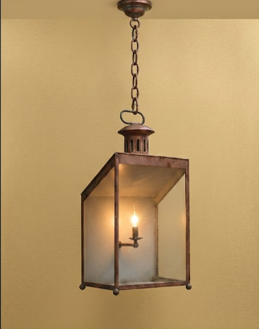 The Pesora Copper Lantern Pendant LIght Custom Design
