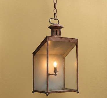 The Pesora Copper Lantern Pendant LIght Custom Design