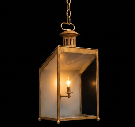 The Pesora Copper Lantern Pendant LIght Custom Design