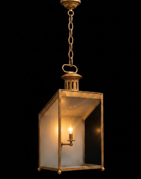 The Pesora Copper Lantern Pendant LIght Custom Design