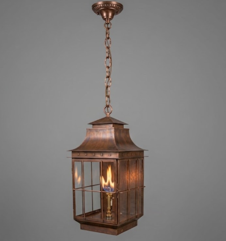 The Taos Copper Lantern Pendant Light Custom Design