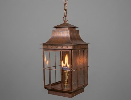 The Taos Copper Lantern Pendant Light Custom Design