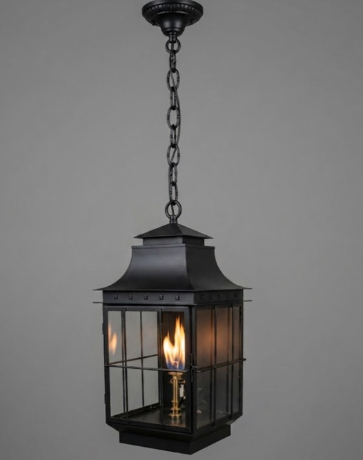 The Taos Copper Lantern Pendant Light Custom Design