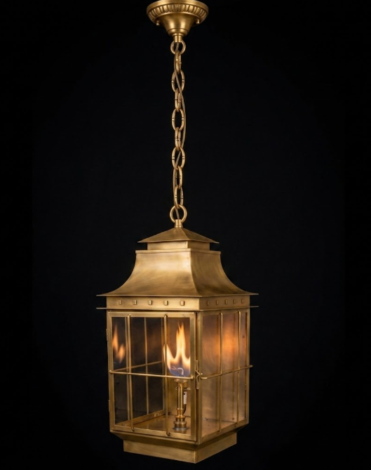 The Taos Copper Lantern Pendant Light Custom Design