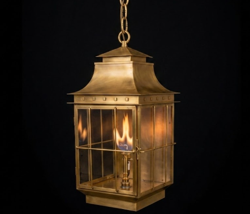 The Taos Copper Lantern Pendant Light Custom Design
