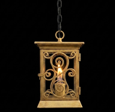 The Mediterranean Copper Lantern Pendant Light Custom Design