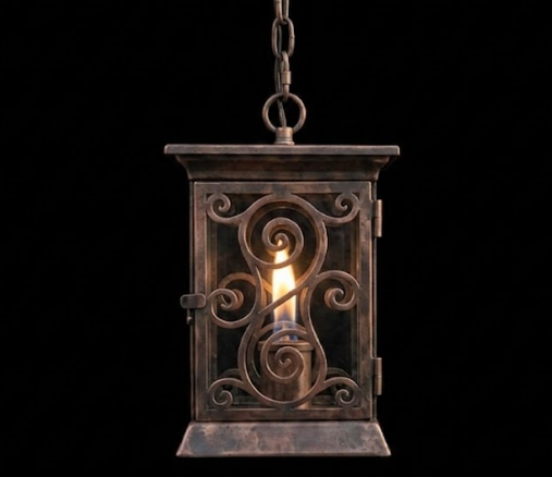The Mediterranean Copper Lantern Pendant Light Custom Design