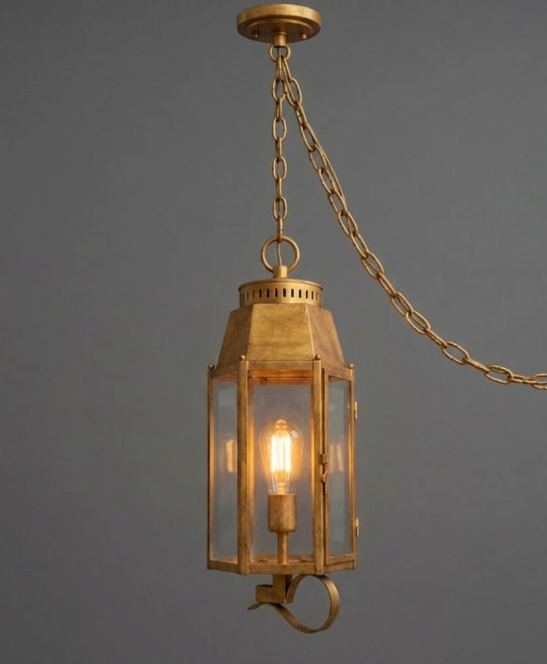 The Abrams Copper Lantern Pendant Light Custom Design