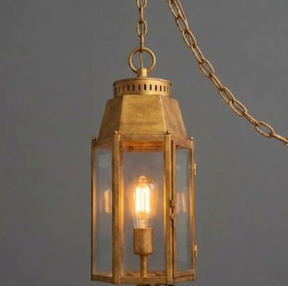 The Abrams Copper Lantern Pendant Light Custom Design