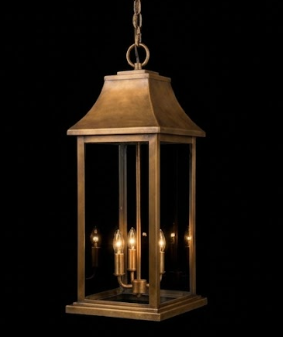 The Aruba Copper Lantern Pendant Light