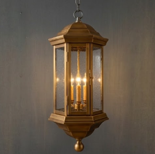 The Rubicon Copper Lantern Pendant Light Custom Design
