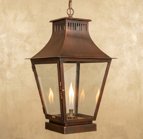 The Dorchester Copper Lantern Pendant Light Custom Design