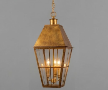 The Di Caprio Copper Lantern Pendant Light Custom Design