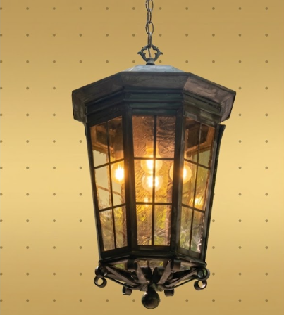 The Damascus Copper Lantern Pendant Light Custom Design