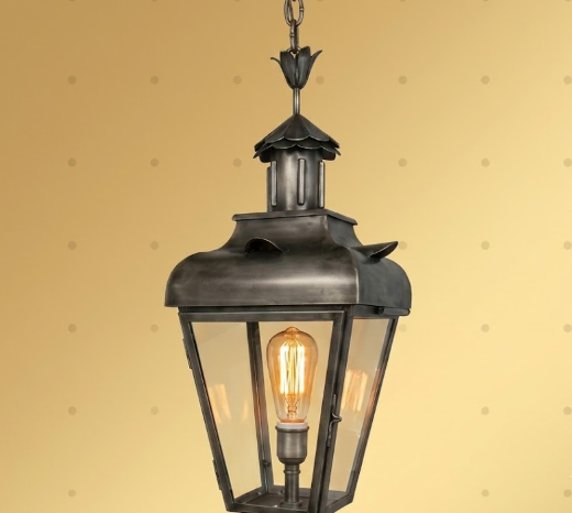 The Bird of Paradise Copper Lantern Pendant Light