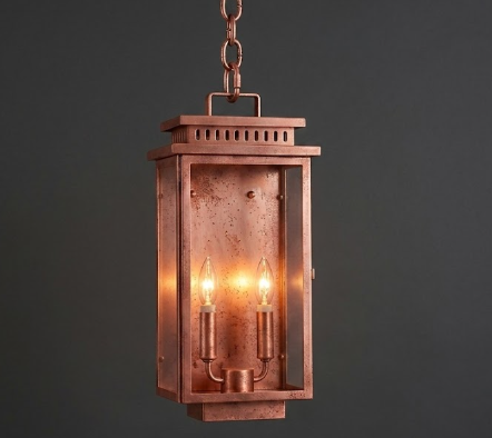 St. James Harper Copper Lantern & Pendant LIght