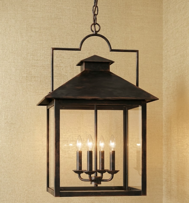 The Baltic Sea Copper Lantern Pendant Light Custom Design